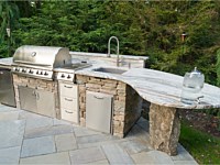 Outdoor Kitchen, BBQ, Brookline, MA