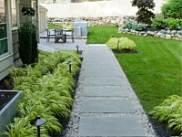 Walkway, Steps, Planters, Brookline, MA