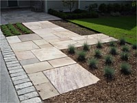 Walkway, Steps, Planters, Newton, MA