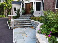 Walkway, Steps, Planters, Arlington, MA