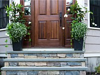 Walkway, Steps, Planters, Bedford, MA