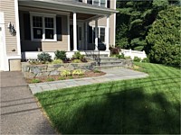 Walkway, Steps, Planters, Burlington, MA