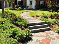 Walkway, Steps, Planters, Needham, MA