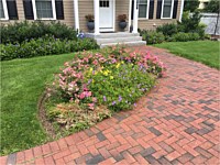 Walkway, Steps, Planters, Wayland, MA