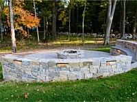 Retaining Wall, Wellesley, MA